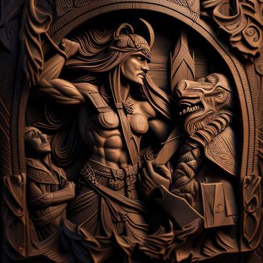 3D модель Гра Age of Conan Rise of the Godslayer (STL)